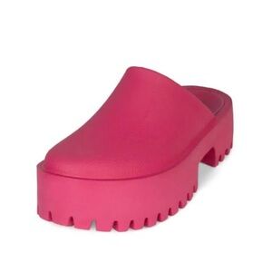 Women's Jeffrey Campbell clog Pink Platform Mules